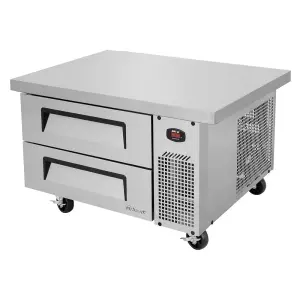Turbo Air TCBE-36SDR-E-N6 41 5/8" Super Deluxe Chef Base w/ (2) Drawers - 115v