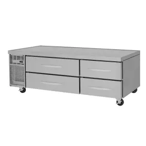 Turbo Air PRCBE-72F-N 72" PRO Series Chef Base Freezer w/ (4) Drawers - 115v