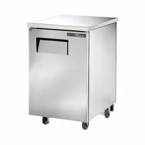 True TBB-1-S-HC 23 1/2" Bar Refrigerator - 1 Swinging Solid Door, Stainless, 115v