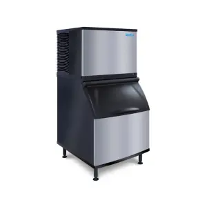 Koolaire KYT0400A/K400 450 lb KYT Series Half Cube Ice Machine w/ Bin - 365 lb Storage, Air Cooled, 115v