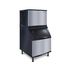 Koolaire KYT0400W/K400 422 lb KYT Series Half Cube Ice Machine w/ Bin - 365 lb Storage, Water Cooled, 115v