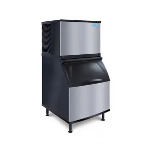 Koolaire KYT0300A/K400 330 lb KYT Series Half Cube Ice Machine w/ Bin - 365 lb Storage, Air Cooled, 115v
