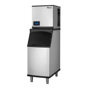 True TCIM-522-HA1-A/TIB-422-A 550 lb True Ice Series Half Cube Ice Machine w/ Bin - 320 lb Storage, Air Cooled, 115v