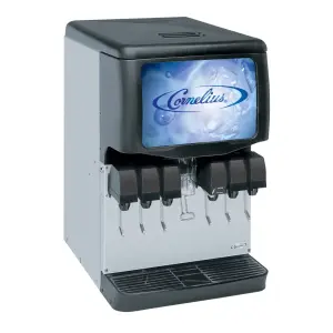 Cornelius 621053405 Countertop Cube Ice & Soft Drink Dispenser - 150 lb Storage, Cup Fill, 115v