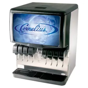 Cornelius 0528452 Countertop Cube Ice & Soft Drink Dispenser - 250 lb Storage, Cup Fill, 115v