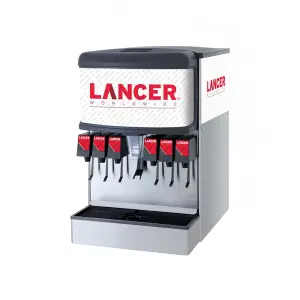 Lancer Countertop Cube Ice & Soft Drink Dispenser - 180 lb Storage, cup Fill, 115v