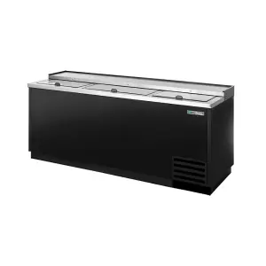 True TD-80-30-HC 80 1/2" Forced Air Bottle Cooler - Holds (720) 12 oz Bottles, Lid Locks, 115v