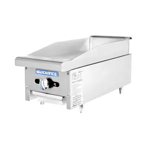 Turbo Air TAMG-12 12" Gas Griddle w/ Manual Controls - 3/4" Steel Plate, Convertible