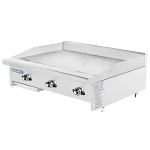 Turbo Air TATG-36 36" Gas Griddle w/ Thermostatic Controls - 1" Steel Plate, Natural Gas