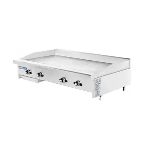 Turbo Air TATG-48 48" Gas Griddle w/ Thermostatic Controls - 1" Steel Plate, Liquid Propane