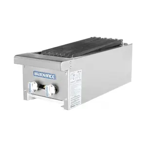 Turbo Air TARB-12 12" Countertop Charbroiler w/ Cast Iron Burners, Convertible
