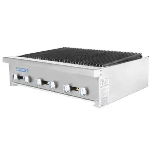 Turbo Air TARB-36 36" Countertop Charbroiler w/ Manual Controls, Natural Gas