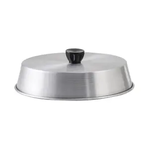 Winco ADBC-9 9" Grill Basting Cover w/ Handle, Aluminum