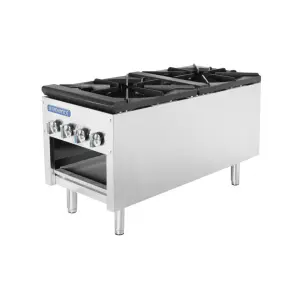 Turbo Air TASP-18-D 2 Burner Stock Pot Range, Convertible