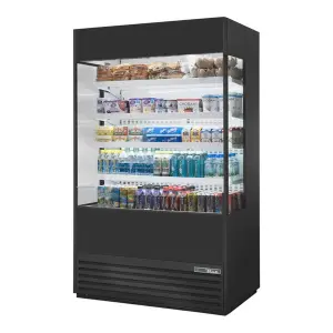 True TOAM-48GS-HC~NSL01 48" Refrigerated Air Curtain Merchandiser with Glass Sides