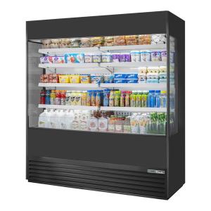 True TOAM-72GS-HC~NSL01 72" Refrigerated Air Curtain Merchandiser with Glass Sides