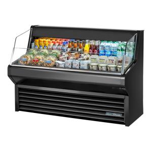 True THAC-60-HC-LD 60 1/8" Black Horizontal Refrigerated Air Curtain Merchandiser