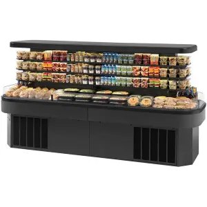 Federal Industries EIMSS60SC-3 Elements 60" Refrigerated Self-Serve Island Air Curtain Merchandiser