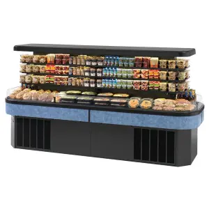 Federal Industries IMSS120SC-2 57" Self-Service Air Curtain Island Merchandiser