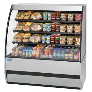 Federal Industries SSRPF-5952 59" Self-Service Prepared Food Air Curtain Merchandiser
