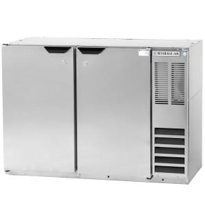Beverage-Air BB48HC-1-S-WINE 48" Stainless Steel Underbar Height Solid Door Back Bar Wine Refrigerator