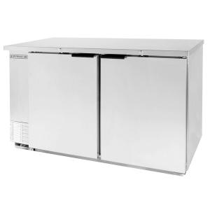 Beverage-Air BB58HC-1-S-WINE 59" Stainless Steel Counter Height Solid Door Back Bar Wine Refrigerator