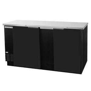 Beverage-Air BB68HC-1-B-WINE 68" Black Counter Height Solid Door Back Bar Wine Refrigerator