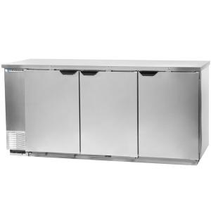 Beverage-Air BB78HC-1-S-WINE 78" Stainless Steel Counter Height Solid Door Back Bar Wine Refrigerator