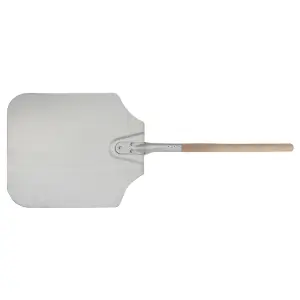 Winco APP-18M 34" Pizza Peel w/ 16" x 14" Aluminum Blade, Wood Handle