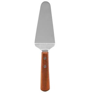 Winco TN166 Pie Server w/ 5 1/2" Blade & Wooden Handle