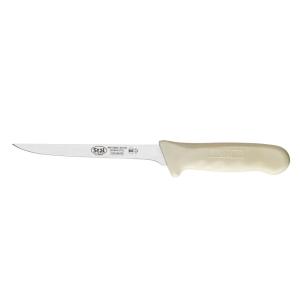 Winco KWP-61 6" Boning Knife w/ Polypropylene White Handle, High Carbon Steel