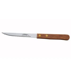 Winco K-35W Economy Steak Knife w/ 4" Blade & Wooden Handle