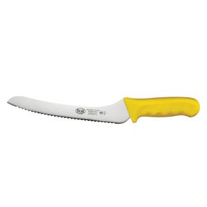 Winco KWP-92Y 9" Bread Knife w/ High Carbon Steel Blade & Yellow Poly Handle