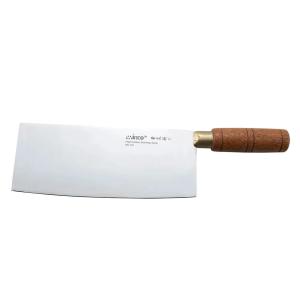 Winco KC-101 8" Chinese Cleaver w/ Wood Handle, Stainless Steel